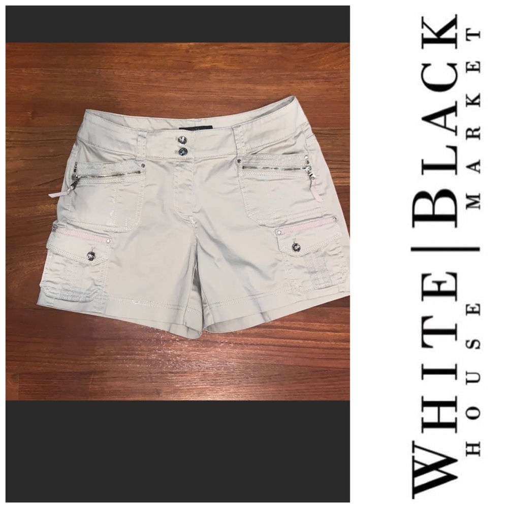 WHBM Tan Moto Silver Embelishments